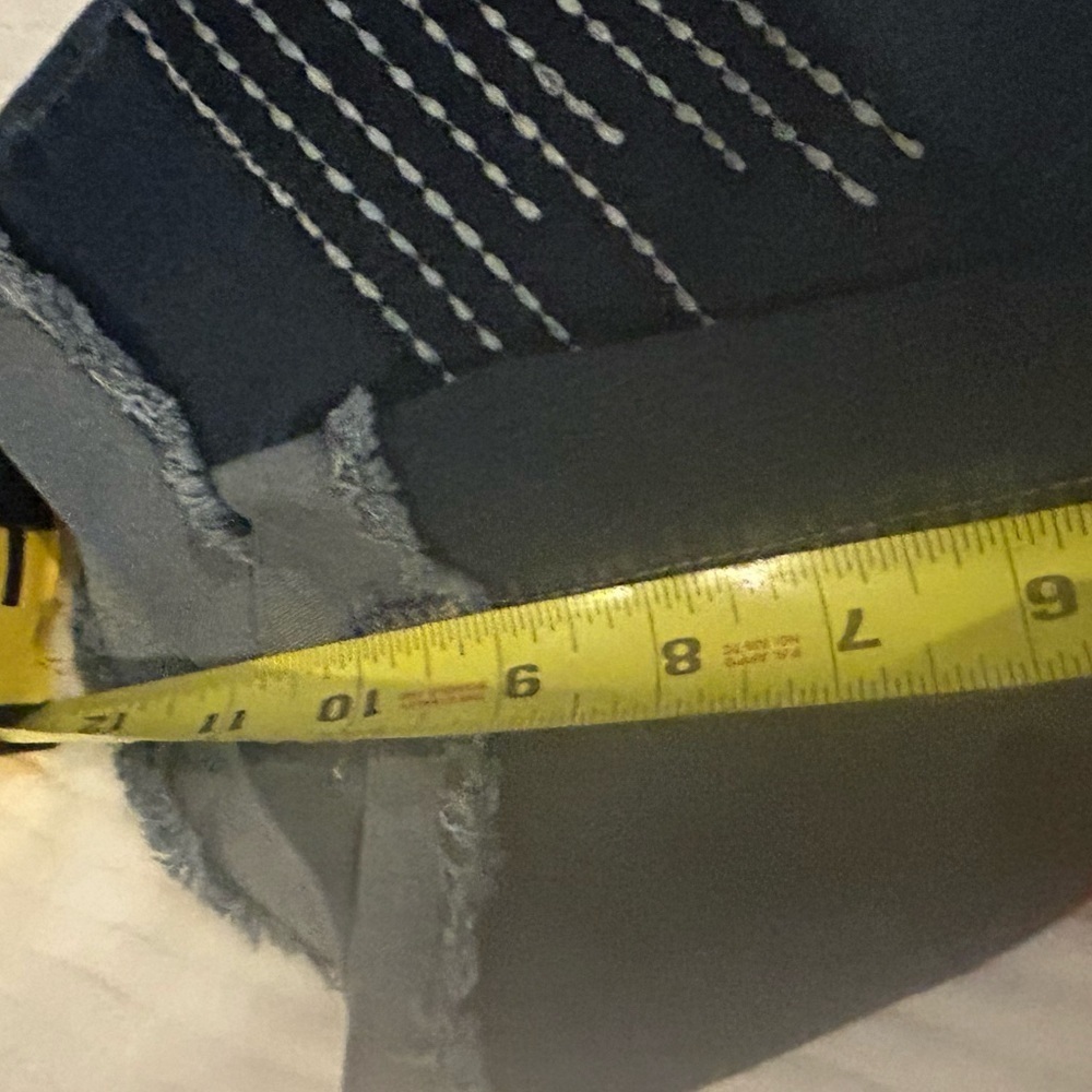 High Rise Bermuda Short Patchwork Distressed 36”N… - image 6